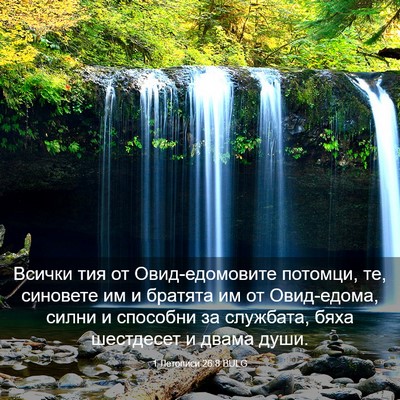Picture 03 - 1 Летописи 26:8 BULG - Всички тия от - Bible Verse Picture