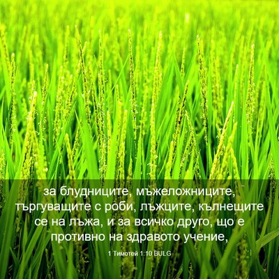 Picture 03 - 1 Тимотей 1:10 BULG - за блудниците, - Bible Verse Picture