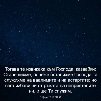 Picture 03 - 1 Царе 12:10 BULG - Тогава те извикаха към - Bible Verse Picture