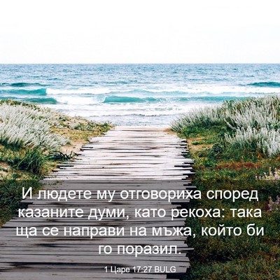 Picture 03 - 1 Царе 17:27 BULG - И людете му отговориха - Bible Verse Picture