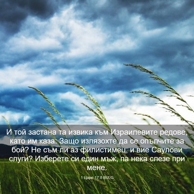 Picture 03 - 1 Царе 17:8 BULG - И той застана та извика към - Bible Verse Picture