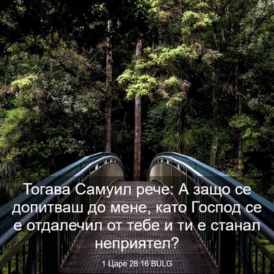 Picture 03 - 1 Царе 28:16 BULG - Тогава Самуил рече: А защо - Bible Verse Picture