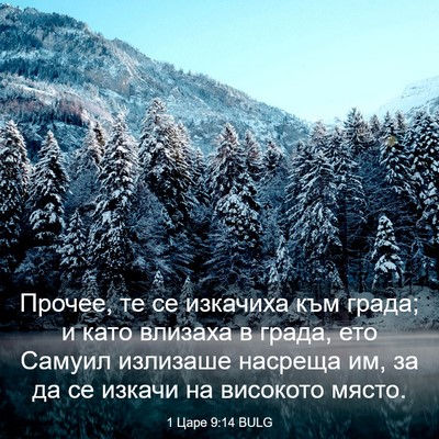 Picture 03 - 1 Царе 9:14 BULG - Прочее, те се изкачиха към - Bible Verse Picture