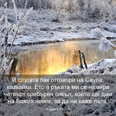 Picture 03 - 1 Царе 9:8 BULG - И слугата пак отговори на - Bible Verse Picture