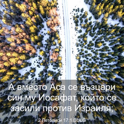 Picture 03 - 2 Летописи 17:1 BULG - А вместо Аса се възцари син - Bible Verse Picture