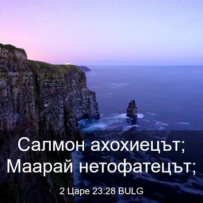 Picture 03 - 2 Царе 23:28 BULG - Салмон ахохиецът; Маарай - Bible Verse Picture