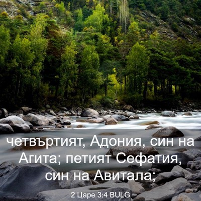 Picture 03 - 2 Царе 3:4 BULG - четвъртият, Адония, син на - Bible Verse Picture