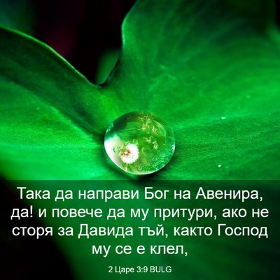 Picture 03 - 2 Царе 3:9 BULG - Така да направи Бог на - Bible Verse Picture