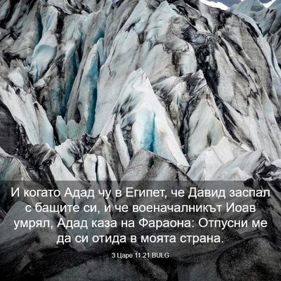 Picture 03 - 3 Царе 11:21 BULG - И когато Адад чу в Египет, - Bible Verse Picture