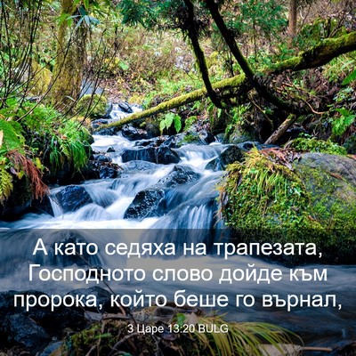Picture 03 - 3 Царе 13:20 BULG - А като седяха на трапезата, - Bible Verse Picture