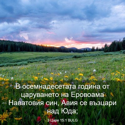 Picture 03 - 3 Царе 15:1 BULG - В осемнадесетата година от - Bible Verse Picture