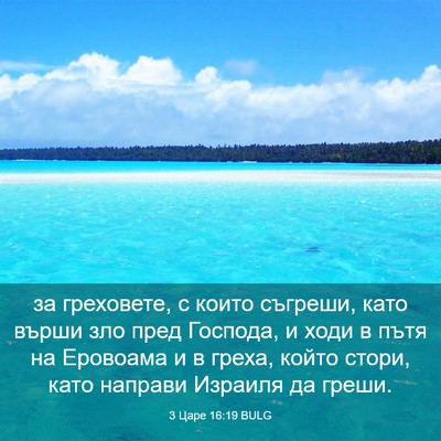 Picture 03 - 3 Царе 16:19 BULG - за греховете, с които - Bible Verse Picture