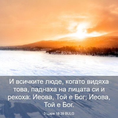 Picture 03 - 3 Царе 18:39 BULG - И всичките люде, когато - Bible Verse Picture