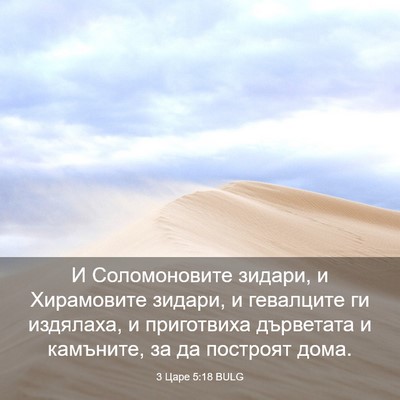 Picture 03 - 3 Царе 5:18 BULG - И Соломоновите зидари, и - Bible Verse Picture