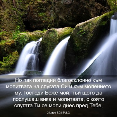 Picture 03 - 3 Царе 8:28 BULG - Но пак погледни - Bible Verse Picture