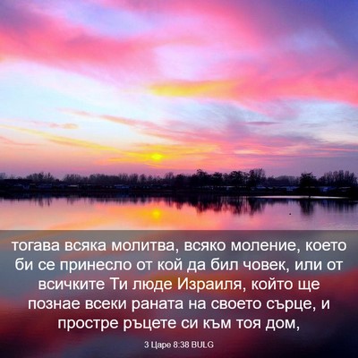 Picture 03 - 3 Царе 8:38 BULG - тогава всяка молитва, - Bible Verse Picture