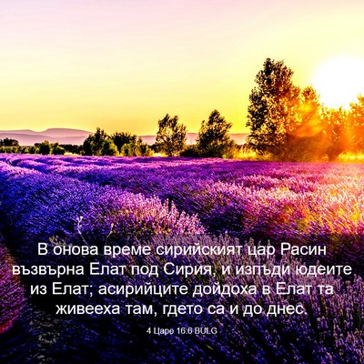 Picture 03 - 4 Царе 16:6 BULG - В онова време сирийският - Bible Verse Picture