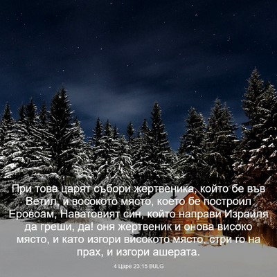 Picture 03 - 4 Царе 23:15 BULG - При това царят събори - Bible Verse Picture
