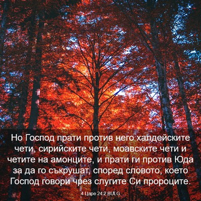 Picture 03 - 4 Царе 24:2 BULG - Но Господ прати против - Bible Verse Picture