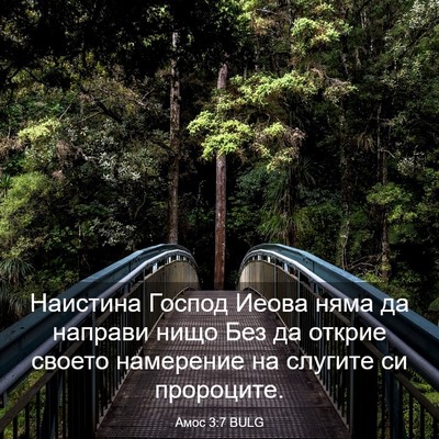 Picture 03 - Амос 3:7 BULG - Наистина Господ Иеова няма - Bible Verse Picture