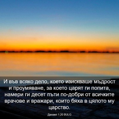 Picture 03 - Данаил 1:20 BULG - И във всяко дело, което - Bible Verse Picture