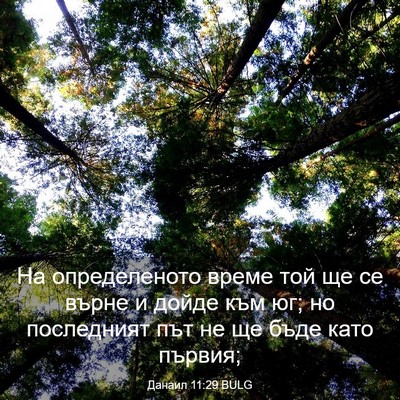 Picture 03 - Данаил 11:29 BULG - На определеното време той - Bible Verse Picture