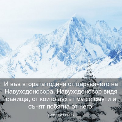 Picture 03 - Данаил 2:1 BULG - И във втората година от - Bible Verse Picture