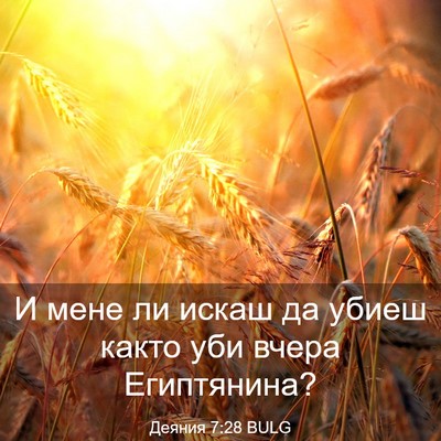 Picture 03 - Деяния 7:28 BULG - И мене ли искаш да убиеш - Bible Verse Picture