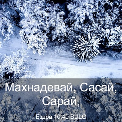 Picture 03 - Ездра 10:40 BULG - Махнадевай, Сасай, - Bible Verse Picture
