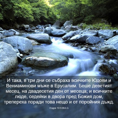 Picture 03 - Ездра 10:9 BULG - И така, в три дни се събраха - Bible Verse Picture