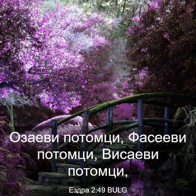 Picture 03 - Ездра 2:49 BULG - Озаеви потомци, Фасееви - Bible Verse Picture