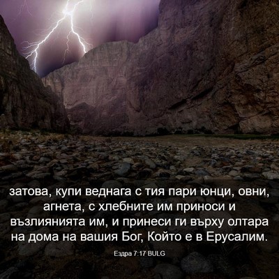 Picture 03 - Ездра 7:17 BULG - затова, купи веднага с тия - Bible Verse Picture