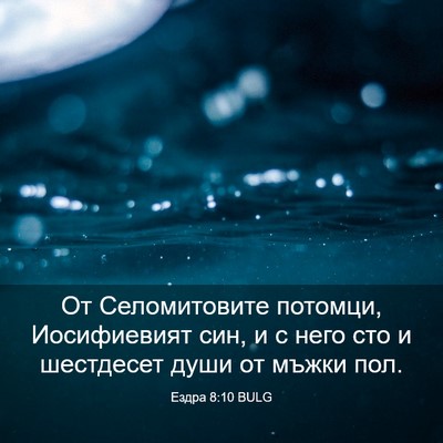 Picture 03 - Ездра 8:10 BULG - От Селомитовите потомци, - Bible Verse Picture