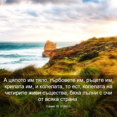 Picture 03 - Езекил 10:12 BULG - А цялото им тяло, гърбовете - Bible Verse Picture