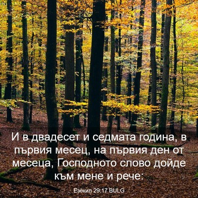 Picture 03 - Езекил 29:17 BULG - И в двадесет и седмата - Bible Verse Picture