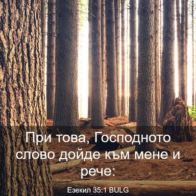 Picture 03 - Езекил 35:1 BULG - При това, Господното слово - Bible Verse Picture