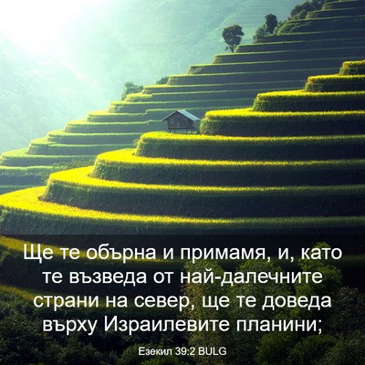 Picture 03 - Езекил 39:2 BULG - Ще те обърна и примамя, и, - Bible Verse Picture
