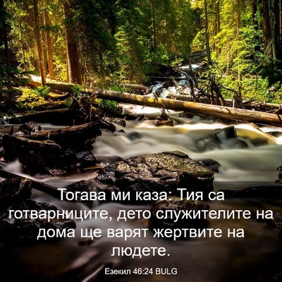 Picture 03 - Езекил 46:24 BULG - Тогава ми каза: Тия са - Bible Verse Picture