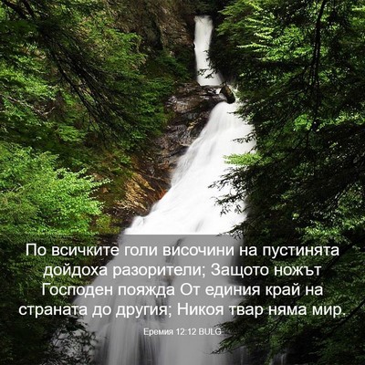 Picture 03 - Еремия 12:12 BULG - По всичките голи височини - Bible Verse Picture