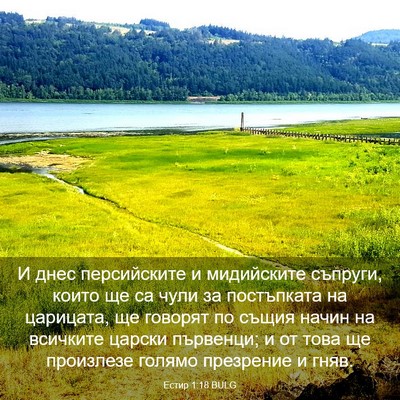 Picture 03 - Естир 1:18 BULG - И днес персийските и - Bible Verse Picture