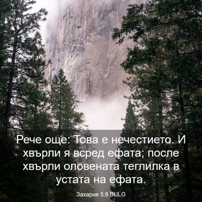 Picture 03 - Захария 5:8 BULG - Рече още: Това е - Bible Verse Picture