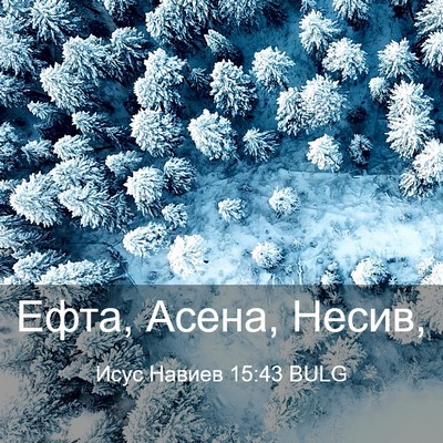 Picture 03 - Исус Навиев 15:43 BULG - Ефта, Асена, - Bible Verse Picture