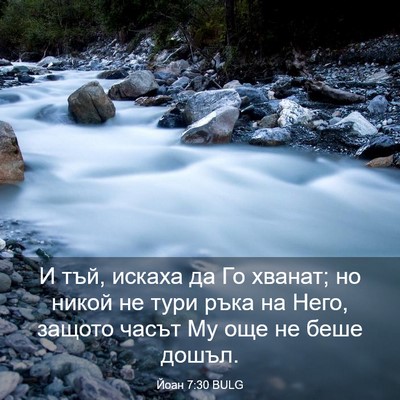 Picture 03 - Йоан 7:30 BULG - И тъй, искаха да Го хванат; - Bible Verse Picture