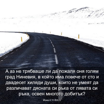 Picture 03 - Йона 4:11 BULG - А аз не трябваше ли да - Bible Verse Picture