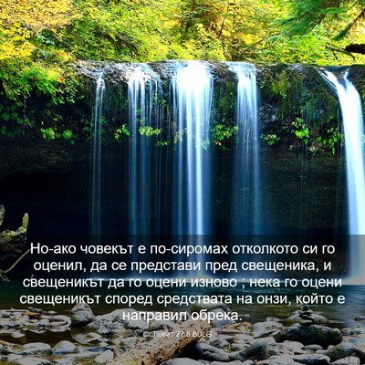 Picture 03 - Левит 27:8 BULG - Но-ако човекът е по-сиромах - Bible Verse Picture