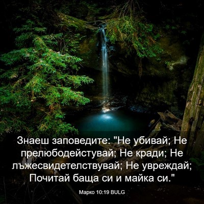 Picture 03 - Марко 10:19 BULG - Знаеш заповедите: 