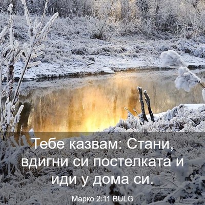 Picture 03 - Марко 2:11 BULG - Тебе казвам: Стани, вдигни - Bible Verse Picture