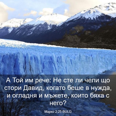 Picture 03 - Марко 2:25 BULG - А Той им рече: Не сте ли - Bible Verse Picture