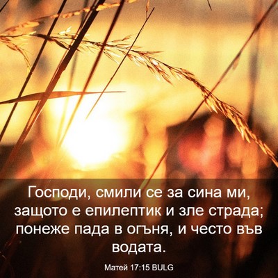 Picture 03 - Матей 17:15 BULG - Господи, смили се за сина - Bible Verse Picture