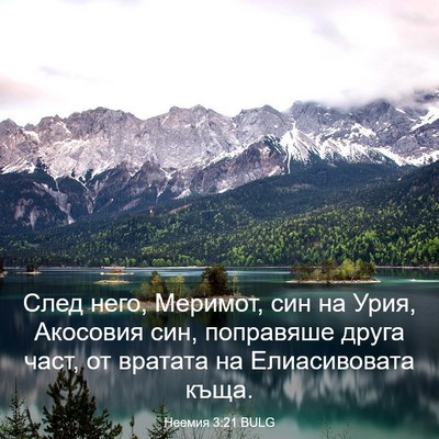 Picture 03 - Неемия 3:21 BULG - След него, Меримот, син на - Bible Verse Picture